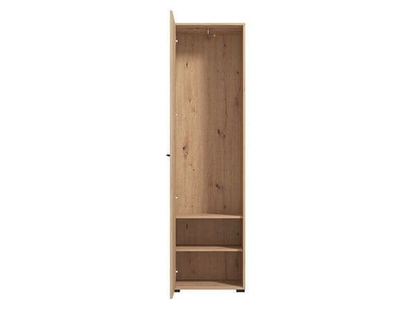 Garas Oak Slim Wardrobe - Slatted Design