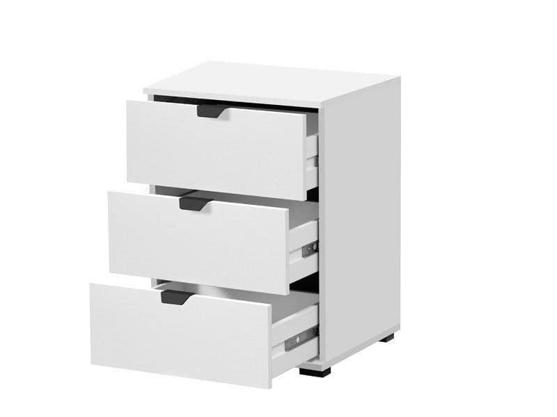 Gareth White Bedside Table - 3 Drawer