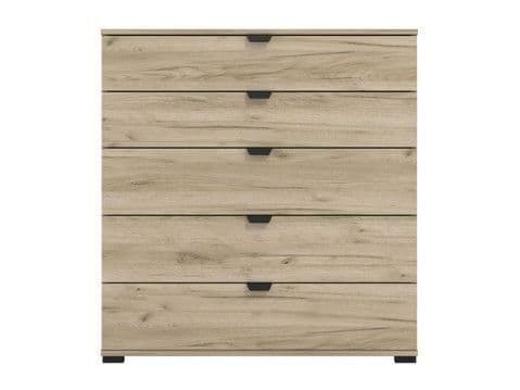 Darin Oak 6-Drawer Chest - Wide Storage