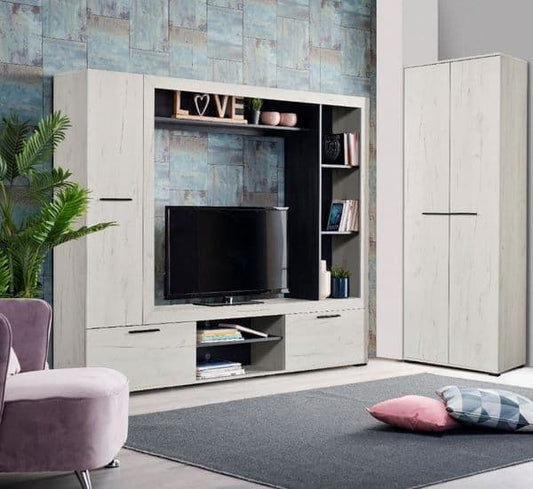 Maran Oak Entertainment Unit - TV Storage
