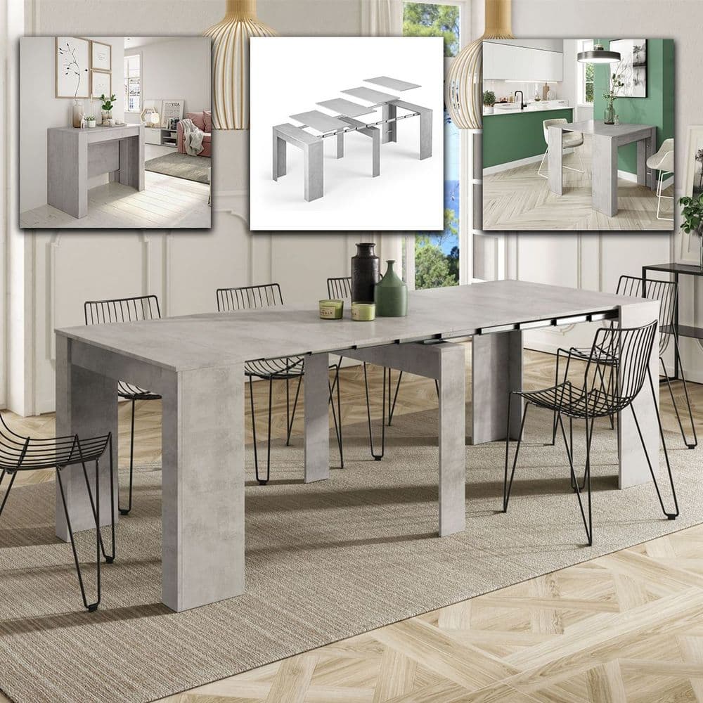 Wenin Grey Extending Dining Table - Large