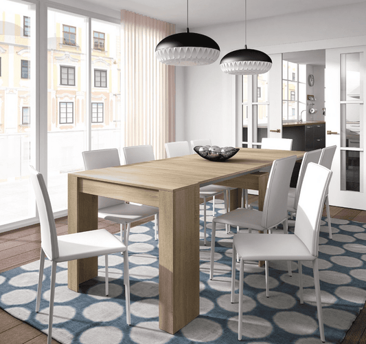 Darix Oak Extending Dining Table - Expandable