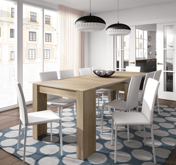 Darix Oak Extending Dining Table - Expandable