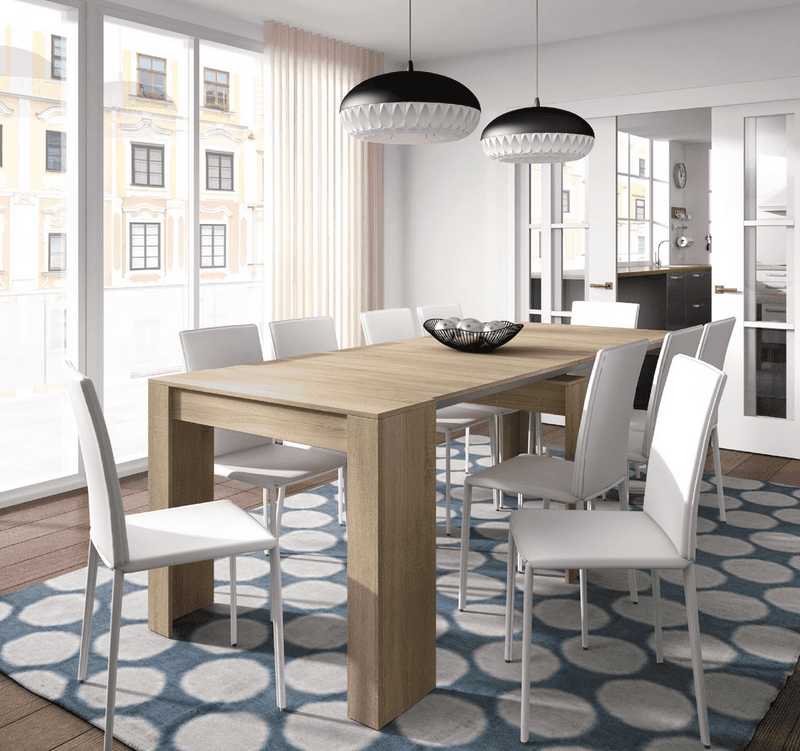 Darix Oak Extending Dining Table - Expandable