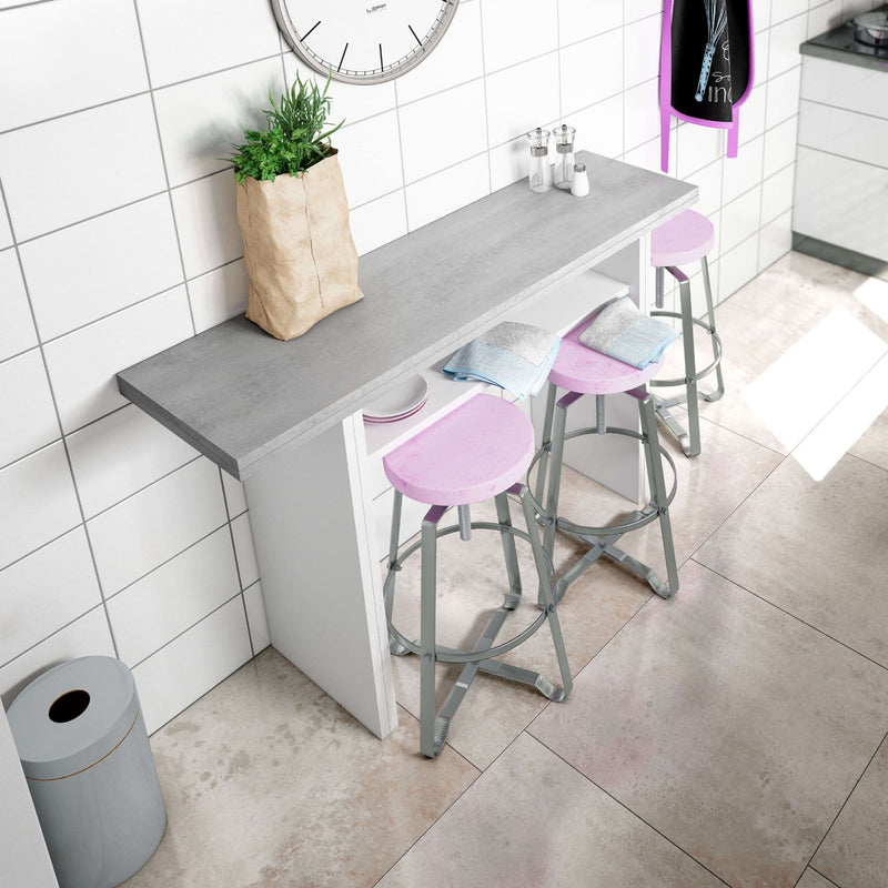 Seleth Extending Breakfast Table - Space-Saving