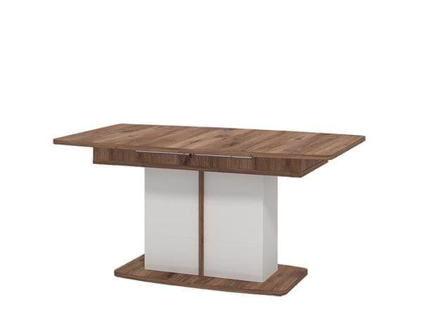 Norur White & Oak Extending Dining Table