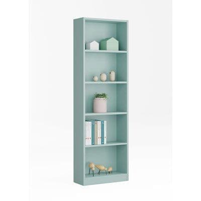 Coran Aqua Green Bookcase - Tall Storage