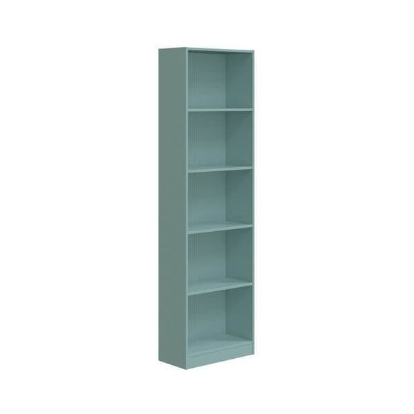Coran Aqua Green Bookcase - Tall Storage