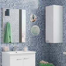 Zorin White Bathroom Wall Cupboard