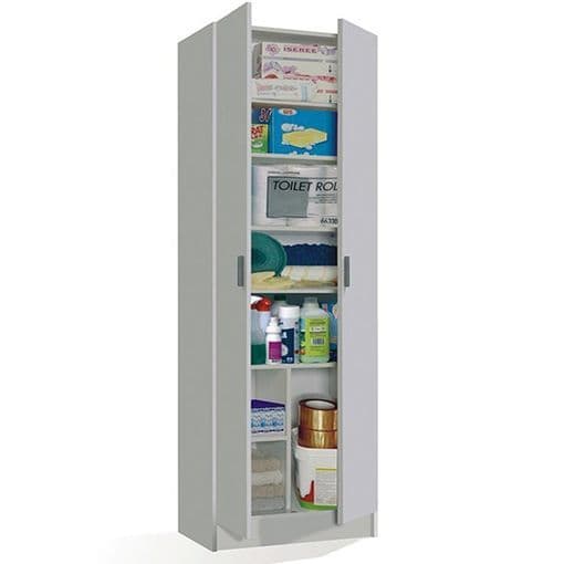 Wenil White Wide Cupboard - Multi-Purpose