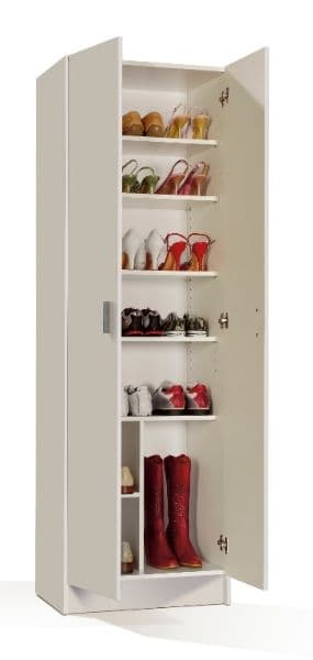 Wenil White Wide Cupboard - Multi-Purpose