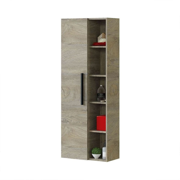 Belel Oak Bathroom Vanity - Wall Mounted