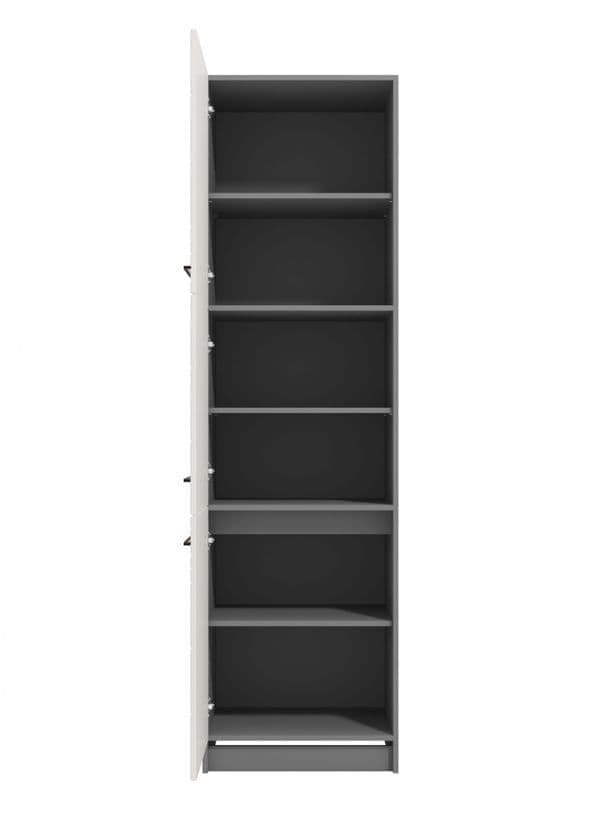 Torum White & Grey Larder Unit - 60cm Tall