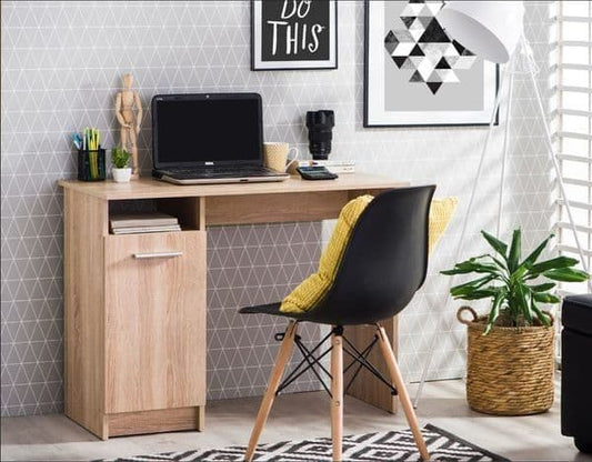 Mareth Oak Desk - Modern Home Office