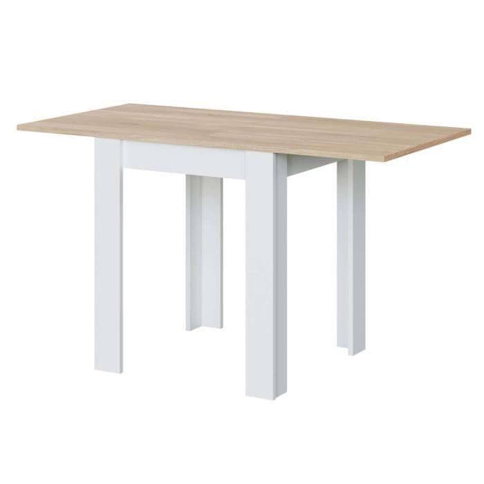 Noron White & Oak Extending Dining Table - Small