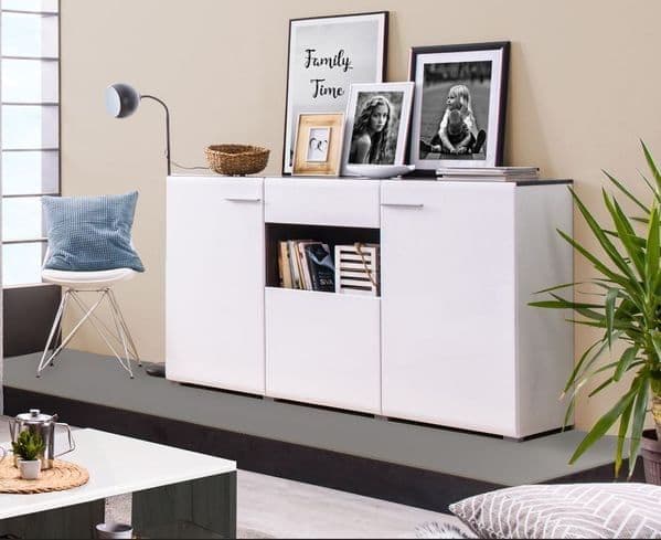 Toros White Sideboard - Modern Storage