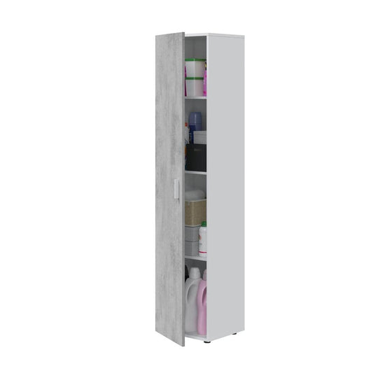 Torin Grey & White Utility Cupboard - Narrow