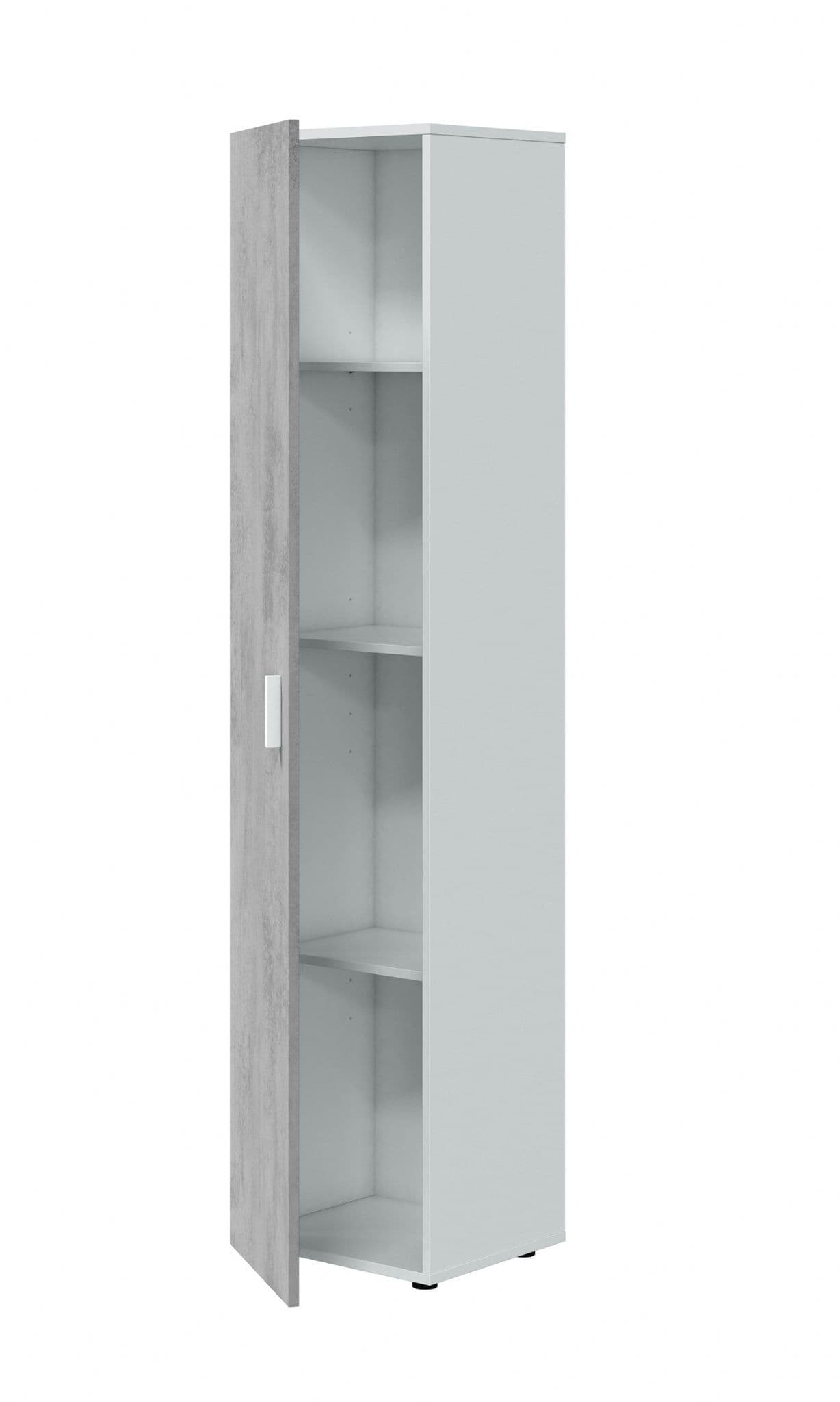 Torin Grey & White Utility Cupboard - Narrow
