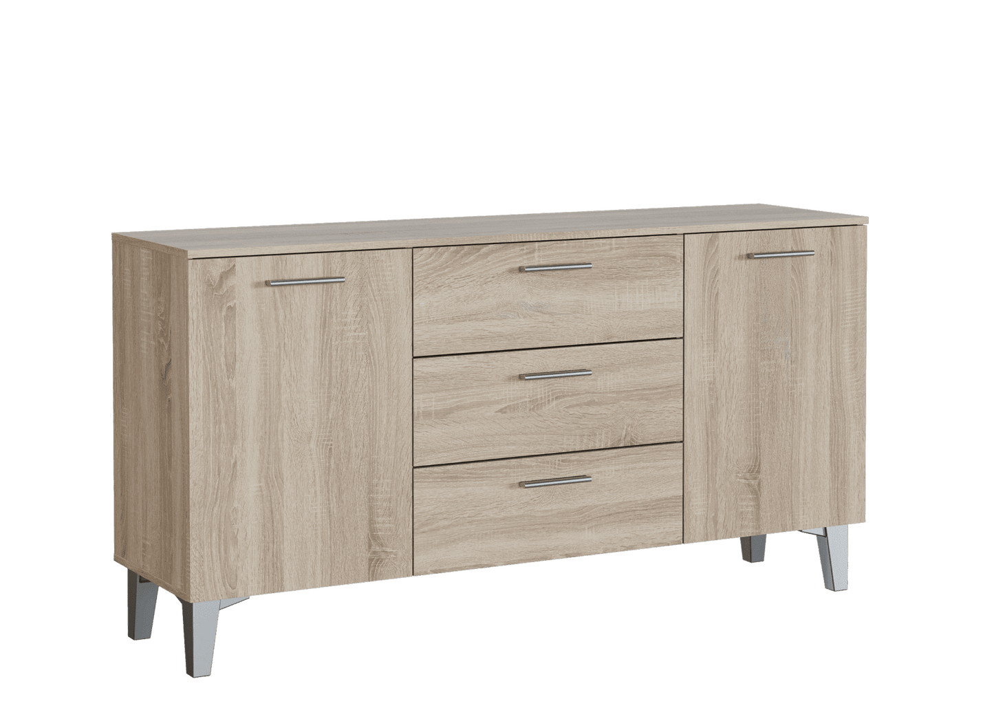 Ulan Oak Sideboard - 2 Door, 3 Drawer, Wide