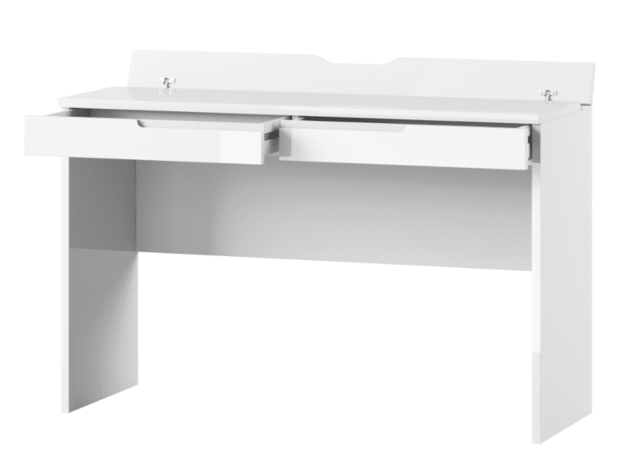 Marus White Dressing Table - 2 Drawer