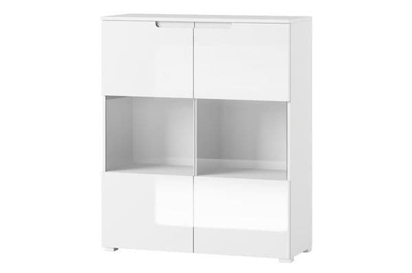 Weneth White Display Cabinet - Modern