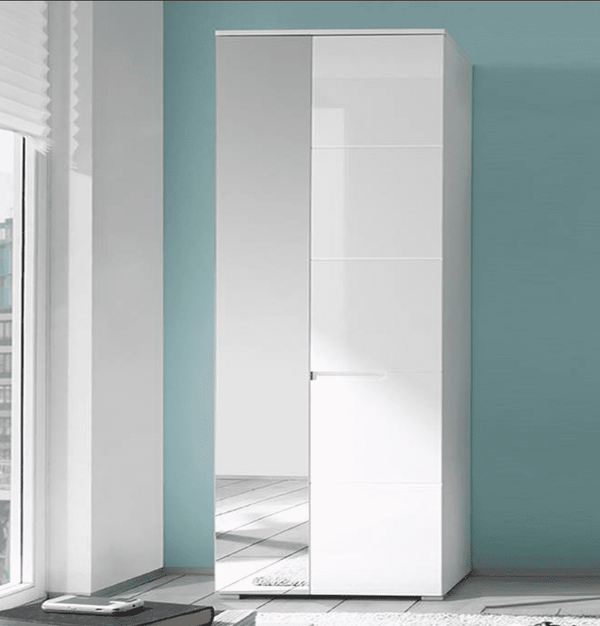 Loral Mirrored Wardrobe - Modern Storage
