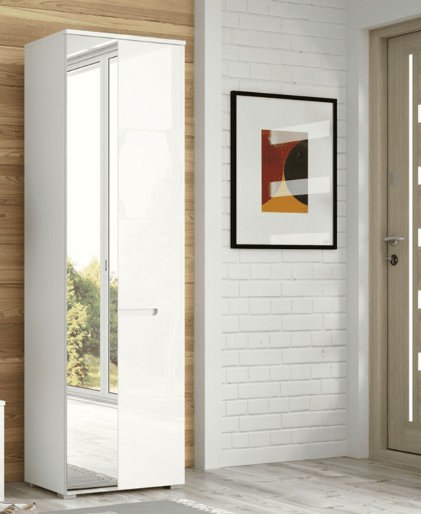 Loral Mirrored Wardrobe - Modern Storage