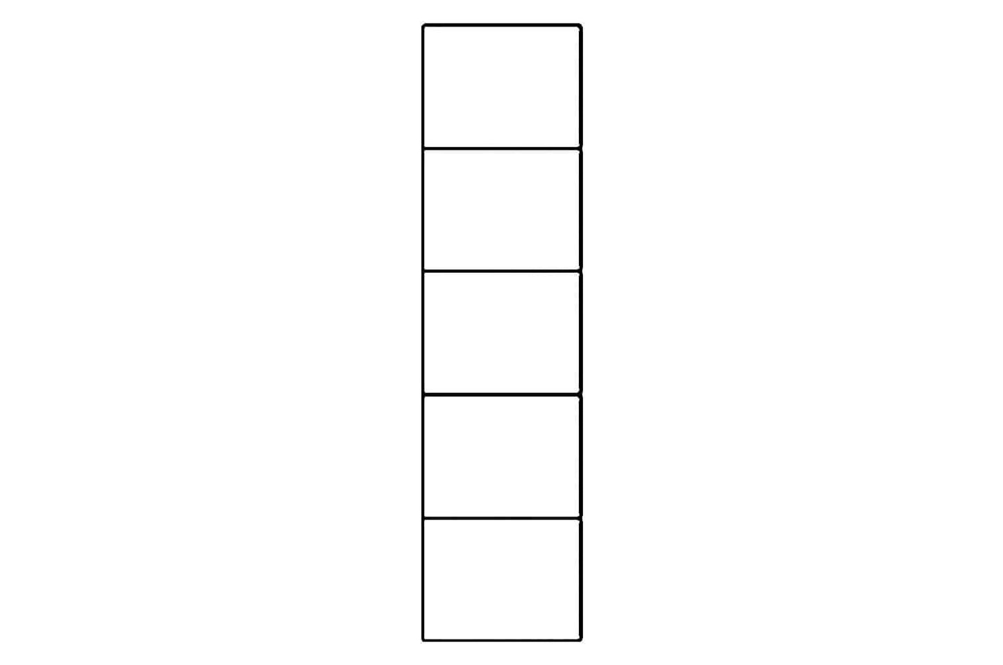 Torus White Display Unit - Glass Door, Tall