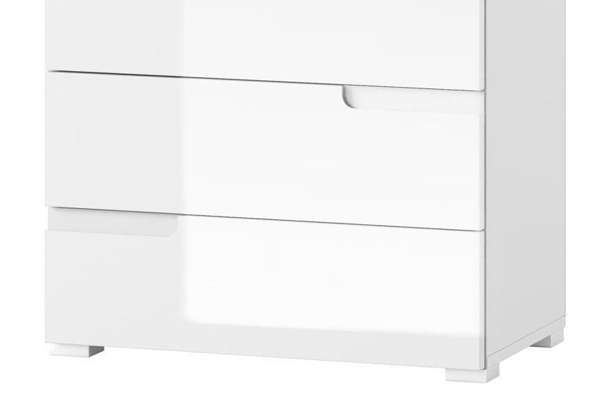 Kelur White Narrow Chest of Drawers