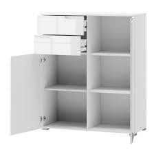 Daros White Sideboard - 2 Door, Tall