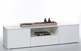 Toron White Gloss TV Cabinet - Modern
