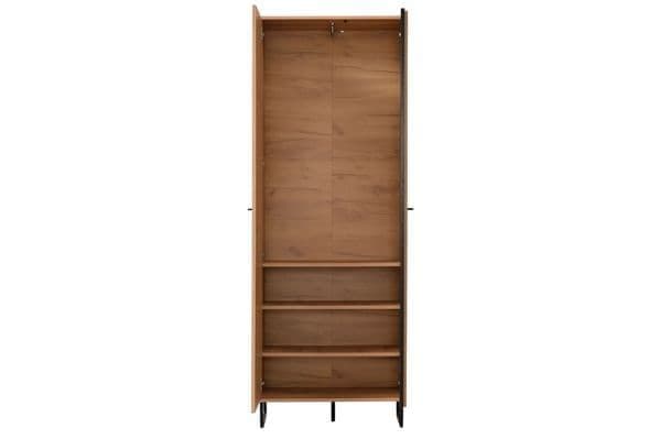Kelis Oak Slim Wardrobe - 2 Door, Tall