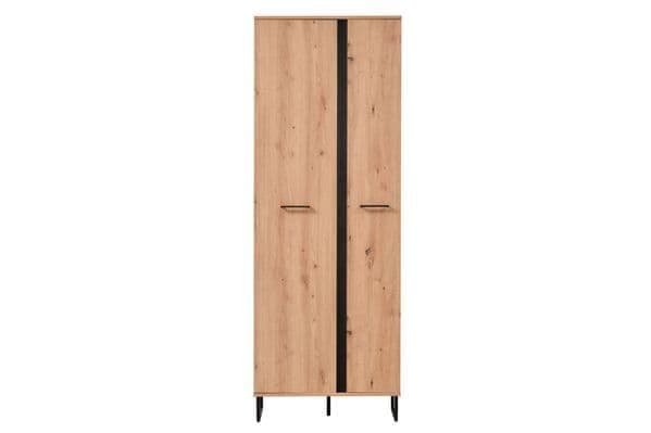 Kelis Oak Slim Wardrobe - 2 Door, Tall