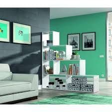 Ileo Modern Step Bookcase - Storage