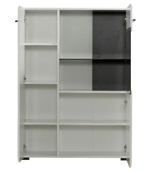 Lorion White Short Display Cabinet