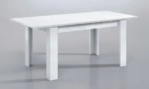Kelix White Extending Dining Table - Expandable