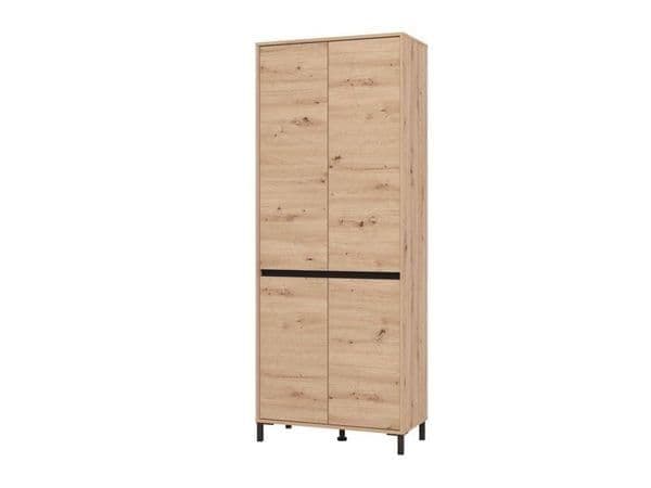 Orar Oak Shoe Cabinet - 40 Pair, Tall