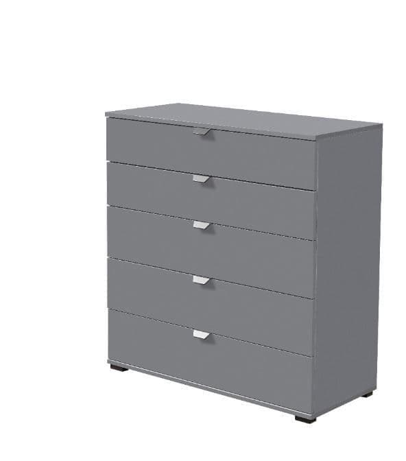 Beleth Grey Chest of Drawers - Modern