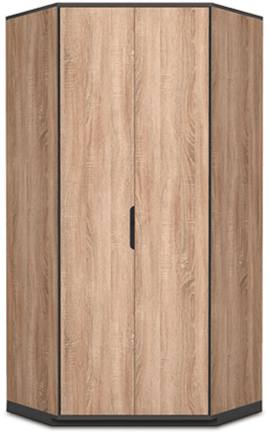 Kelen Corner Wardrobe - Space-Saving