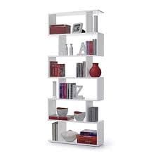 Loreth White Gloss Bookcase - Modern