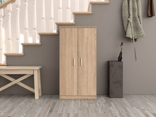 Marel Oak Shoe Cabinet - Modern Design